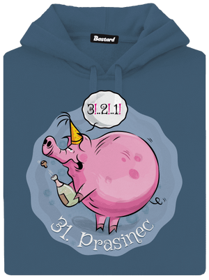 31. Prasinec dámská mikina klokanka Denim