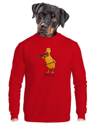 unisex mikina bez kapuce