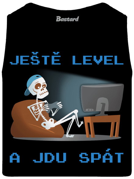 Ještě level pánské tílko Black
