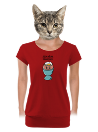 dámské tričko s lemem