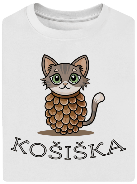 Košiška unisex tričko oversized White