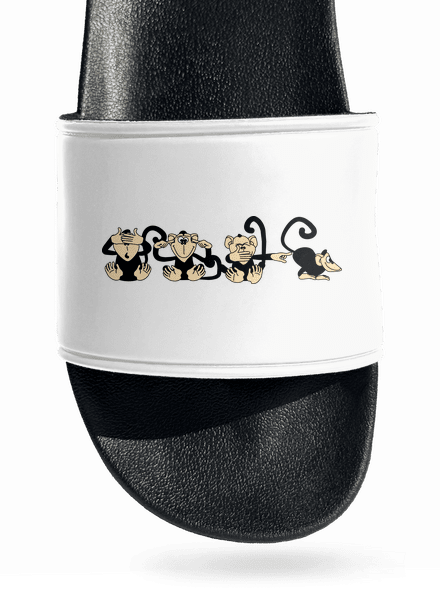 Opice pantofle White