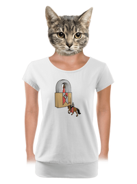 dámské tričko s lemem