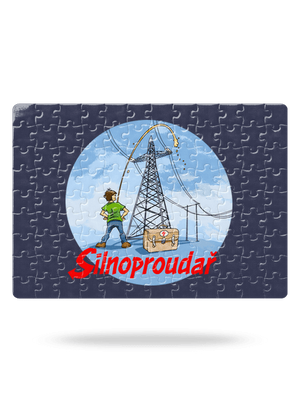 Silnoproudař puzzle White