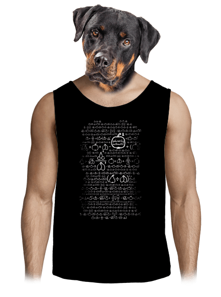 Matematik pánské tílko Black