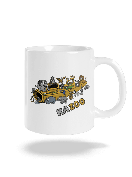 KaZoo klasický hrnek White