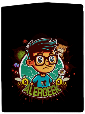 Alergeek dámská mikina na zip Black