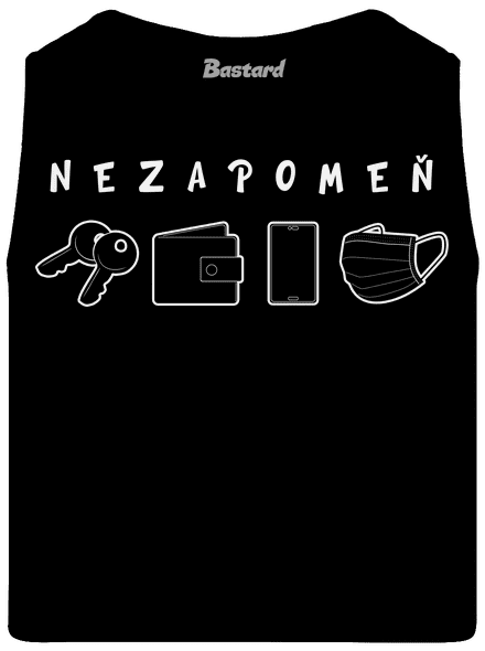 Nezapomeň pánské tílko Black