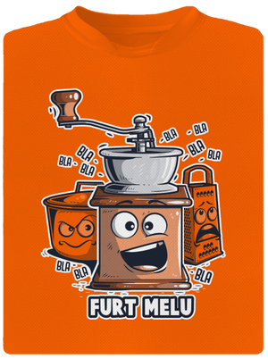 Mlýnek dětské sportovní tričko Neon Orange