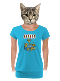 dámské tričko s lemem