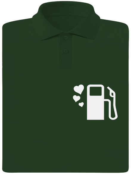 Plnou prosím pánská polokošile Bottle Green Mal