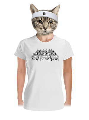 Cimrman: Debil, blbeček dámské sportovní tričko White