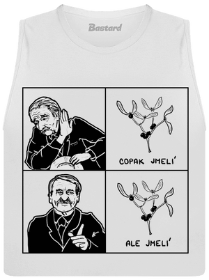 Cimrman: Copak jmelí dámské tílko volné White