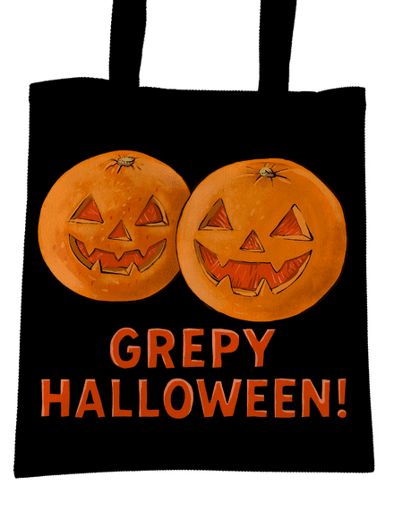 Grepy Halloween taška Black