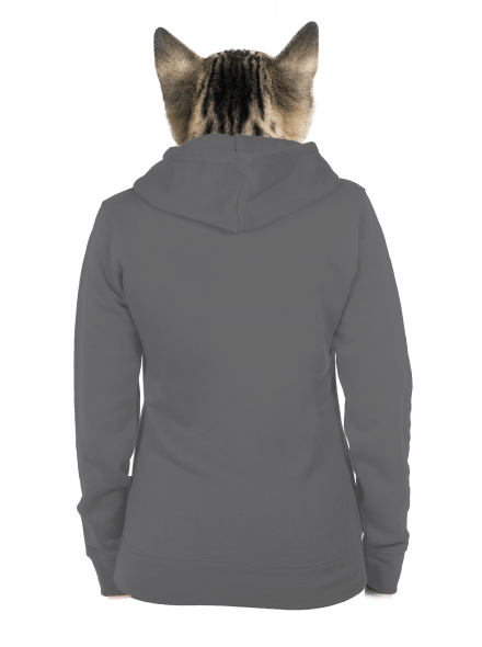 Bez potisku dámská mikina na zip Steel Gray