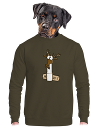 unisex mikina bez kapuce