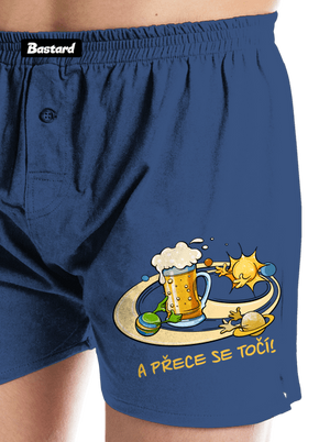 A přece se točí! pánské trenky Blue