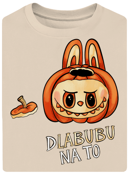 Dlabubu na to unisex tričko oversized Almond