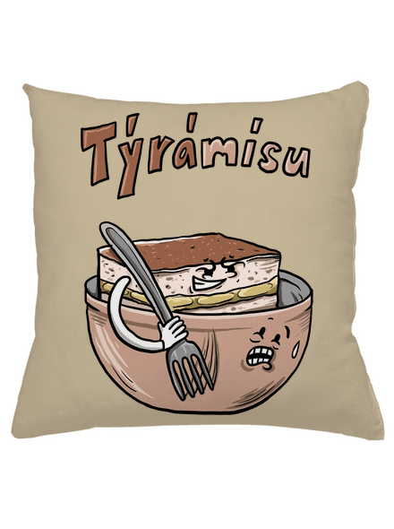 Týrámísu polštář Beige