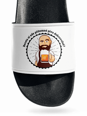 Pivo dobrovolně pantofle White