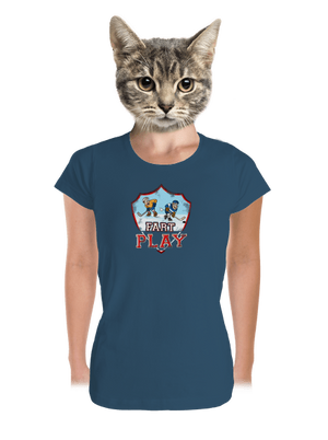 Fart Play dámské tričko premium Petrol Blue