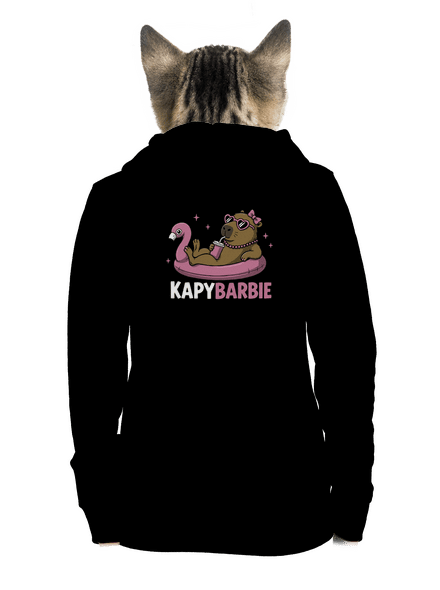 Kapybarbie dámská mikina na zip Black