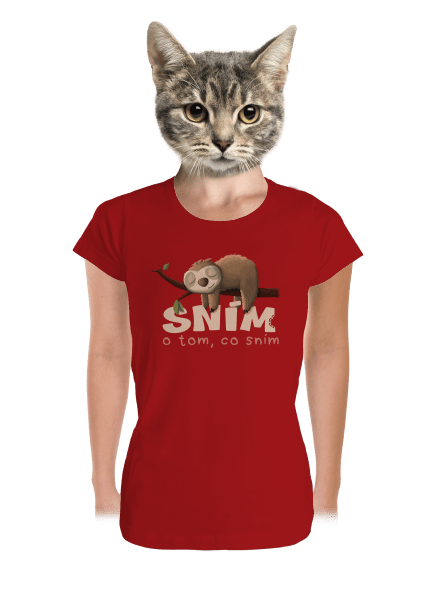 Sním o tom, co sním dámské tričko premium Red Mal