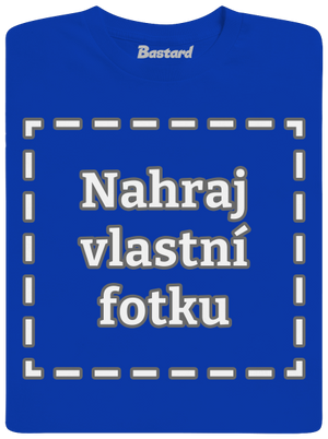 Vlastní potisk pánské dlouhý rukáv Royal Blue