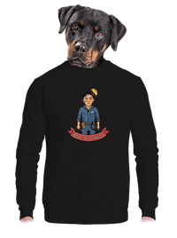 unisex mikina bez kapuce