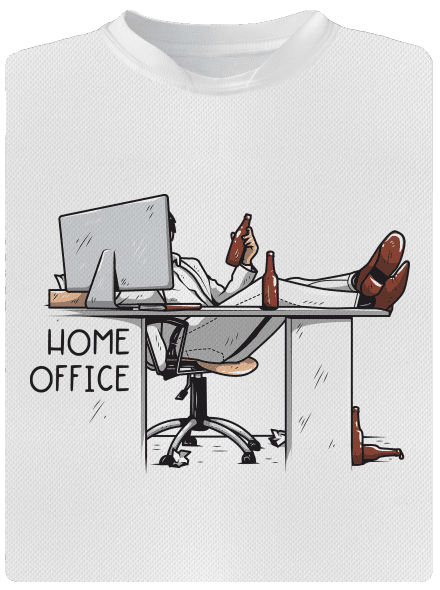 Home Office dětské sportovní tričko White