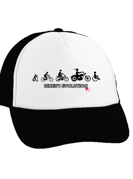Bikers evolution kšiltovka truckerka Black cap