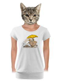 dámské tričko s lemem