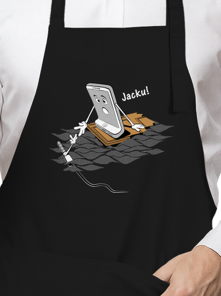 Jacku zástěra Black