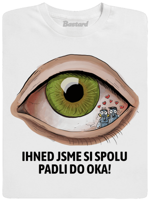 Padli do oka dětské tričko White
