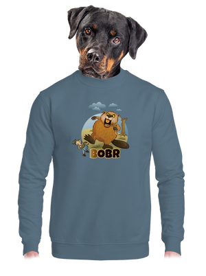 unisex mikina bez kapuce