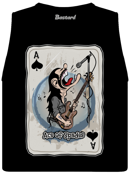 Ace of Spades dámské tílko volné Black