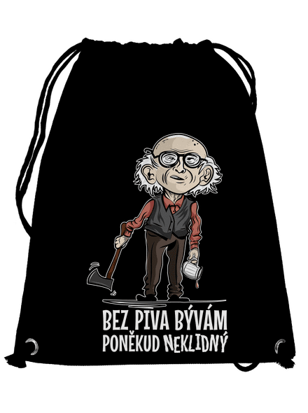 Neklidný bez piva vak Black