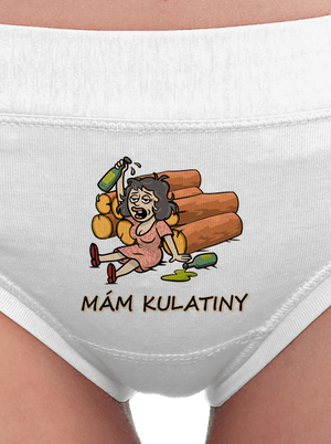 Mám kulatiny dámské kalhotky White