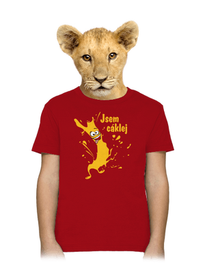 Cáklej dětské tričko Red