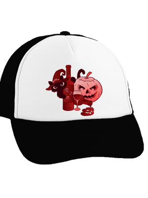 Hello, víno kšiltovka truckerka Black cap