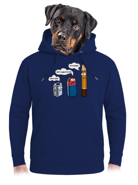 To si pište unisex mikina premium Navy