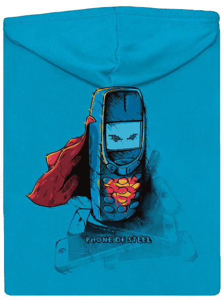 Mobil z oceli dámská mikina na zip Blue Atol