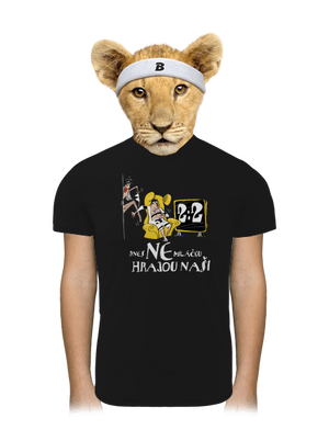 Hrajou naši dětské sportovní tričko Black