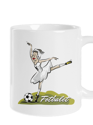 Fotbalet klasický hrnek White