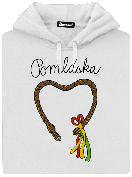 Pomláska dámská mikina klokanka White