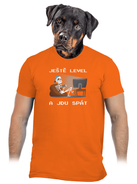Ještě level pánské tričko Orange