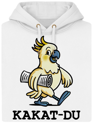 Kakat-du unisex mikina premium Snowwhite