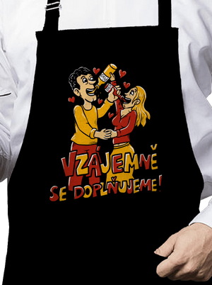 Vzájemně se doplňujeme zástěra Black