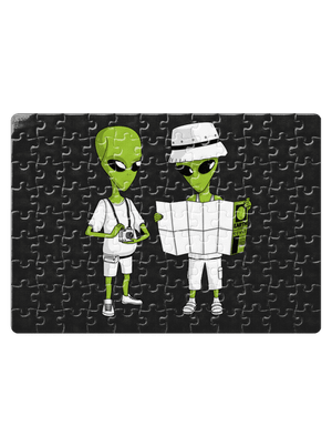 Mimozemšťané puzzle White