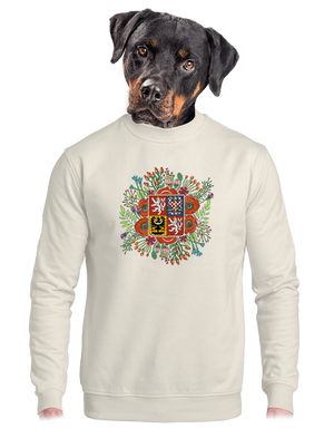 unisex mikina bez kapuce